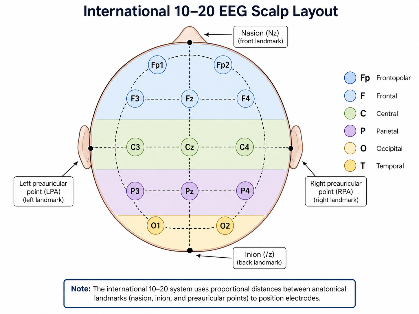 International 10-20 system.